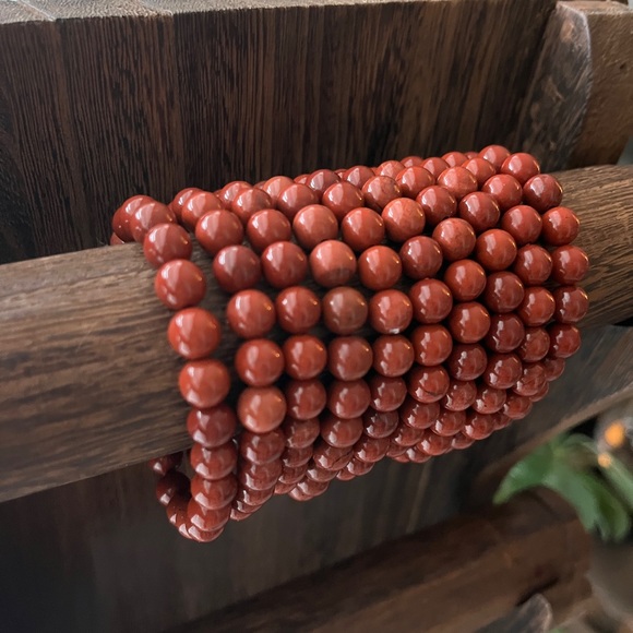 Red Jasper bracelet (one) - Picture 3 of 5